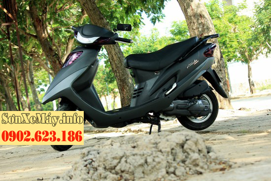 Sơn xe Attila màu nhám lông chuột cực đẹp