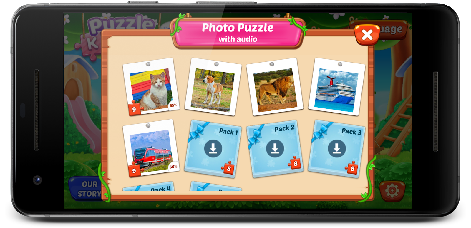   Kids Puzzle - Animal Forms and Puzzle Game 