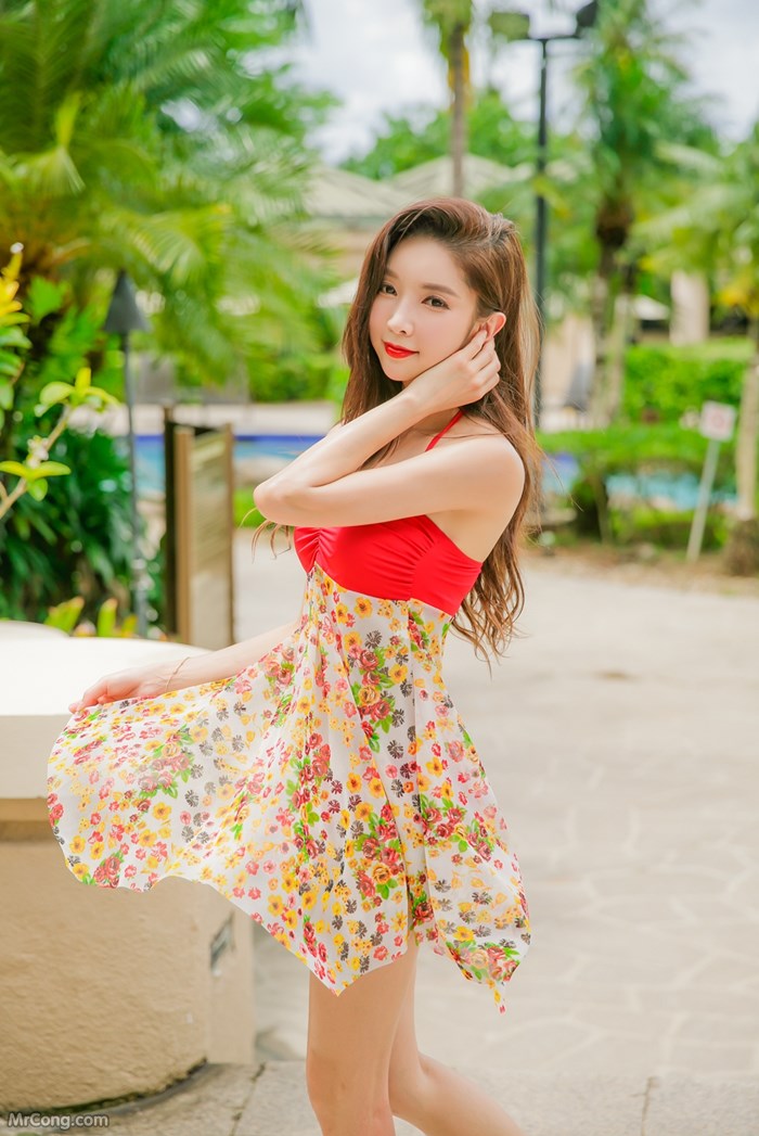 Beautiful Park Soo Yeon in the beach fashion picture in November 2017 (222 photos) photo 5-13