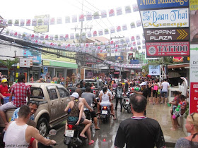 Songkran 2013 on Koh Samui, downtown Chaweng