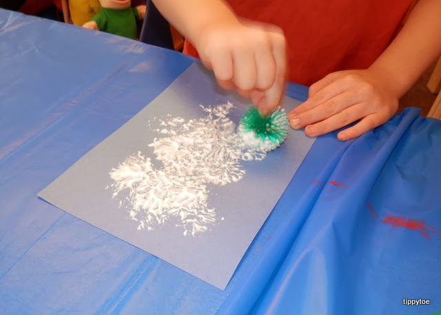 Shaving Cream Puff Paint  Cold Spring Harbor Library