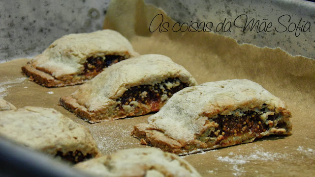 Bolachas recheadas com figo / Fig stuffed cookies