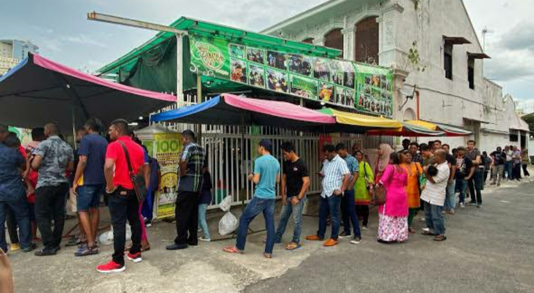 Nasi kandar beratur penang