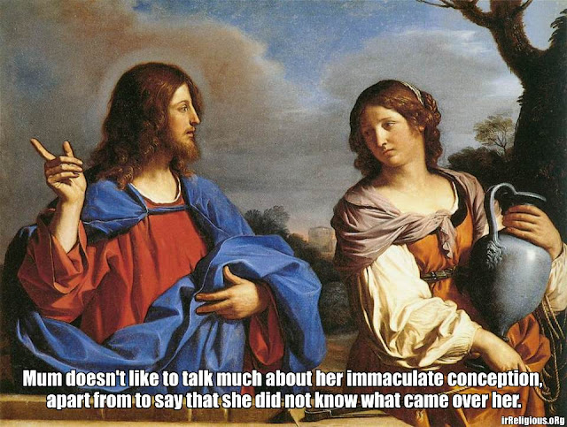 Funny Jesus Immaculate Conception Meme Picture