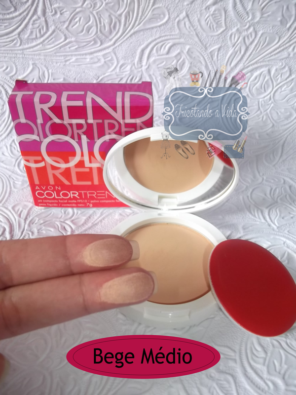 Tricotando a Vida: Avon Color Trend Pó Compacto Facial Matte FPS 10