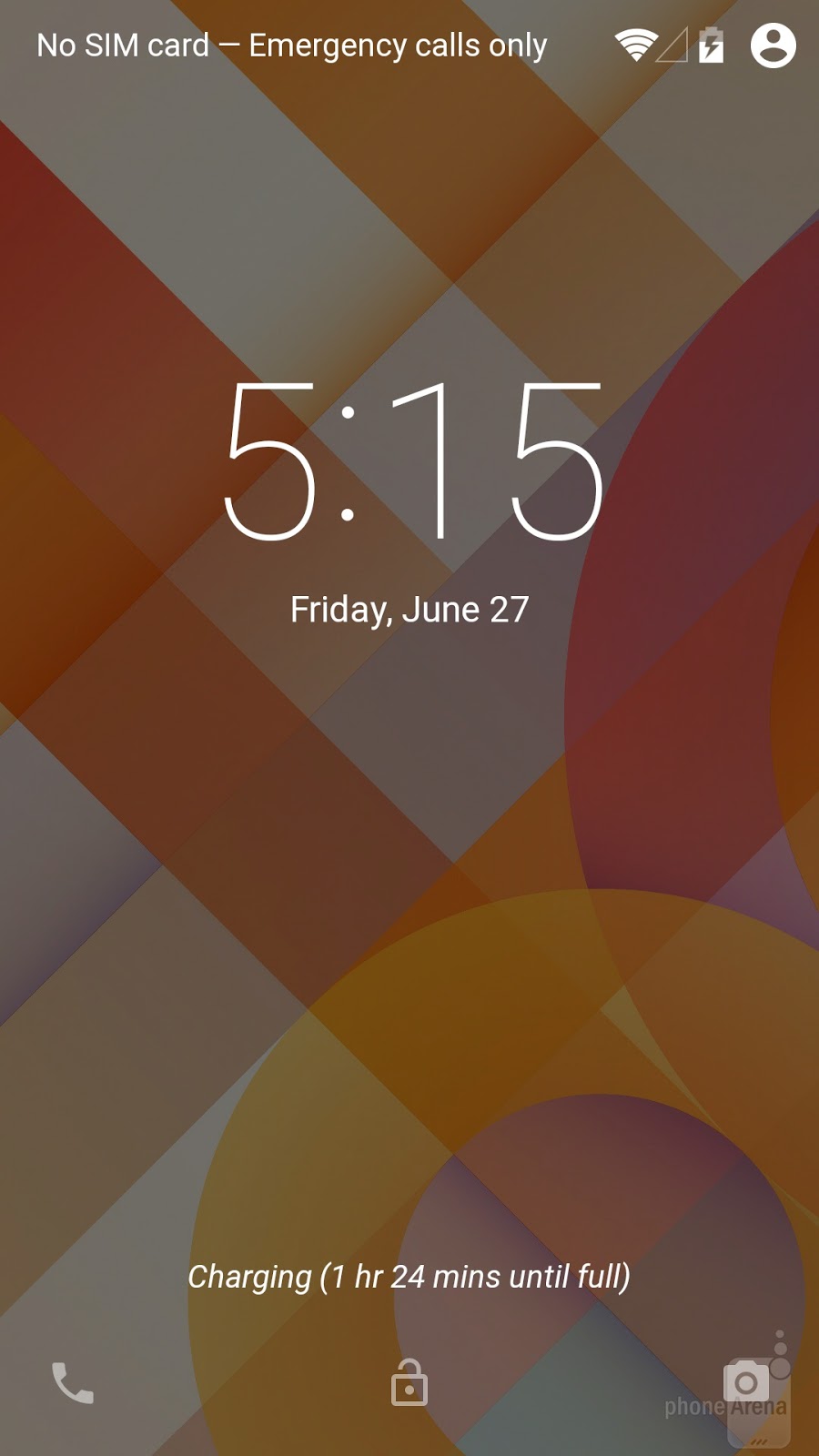 Lockscreen di Android L Dibekali Indikator Waktu Pengisian Baterai