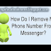 How to Remove My Phone Number from Facebook Messenger 
