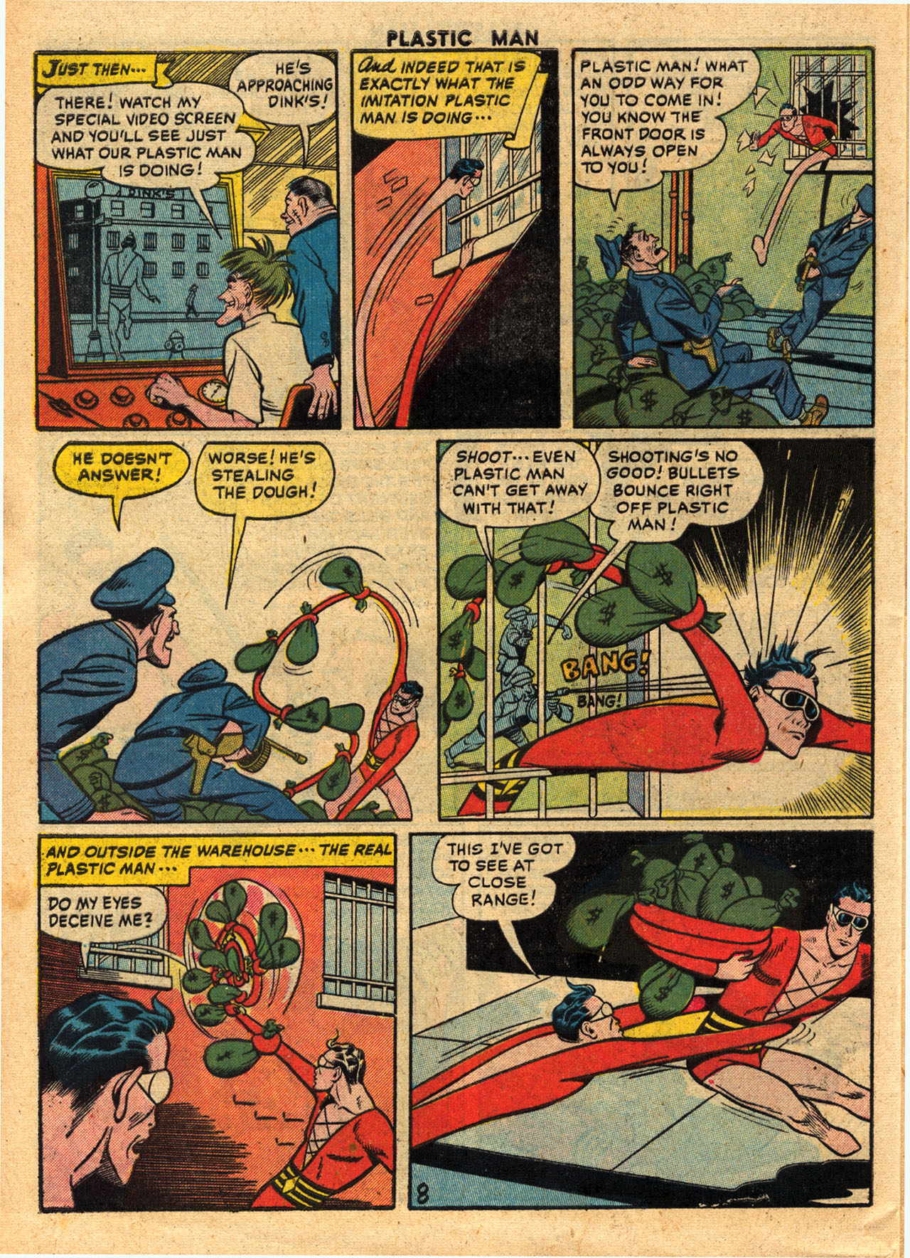 Read online Plastic Man (1943) comic -  Issue #58 - 28