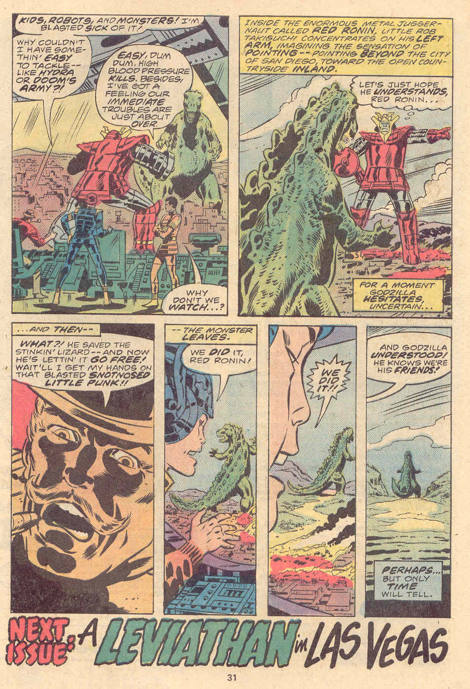 Read online Godzilla (1977) comic -  Issue #8 - 19