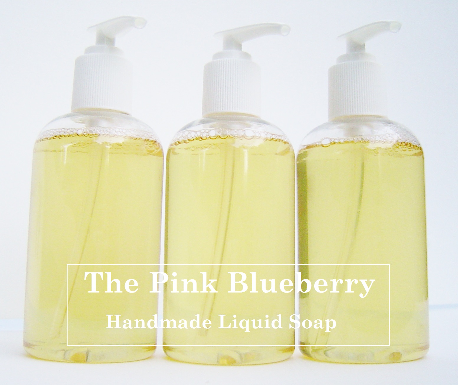 The Pink Blueberry Handmade Liquid Soap