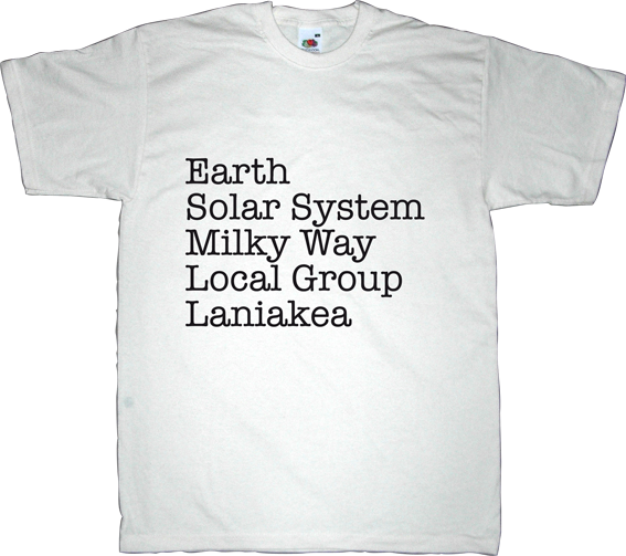 science universe laniakea t-shirt ephemeral-t-shirts