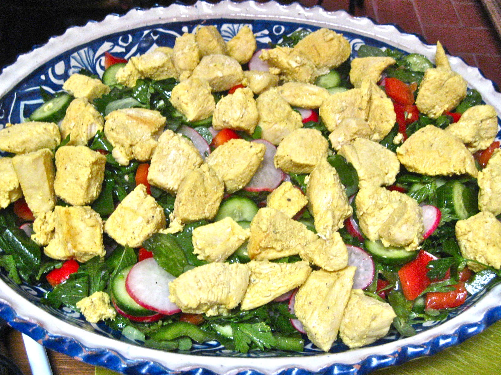 Flavors of the Sun Middle Eastern Salad with Allspice Vinaigrette