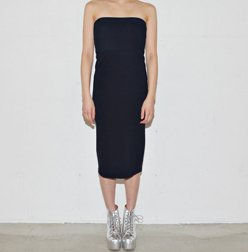 [Stylenanda] Plain Tube Dress | KSTYLICK - Latest Korean Fashion | K-Pop Styles | Fashion Blog