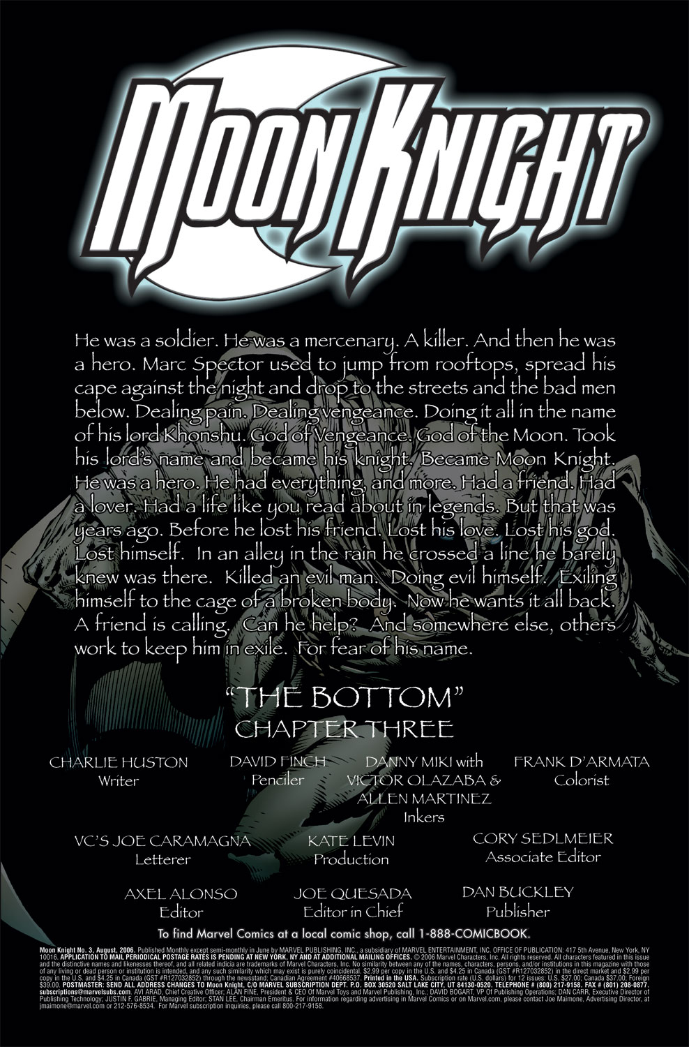 Moon Knight (2006) issue 3 - Page 2