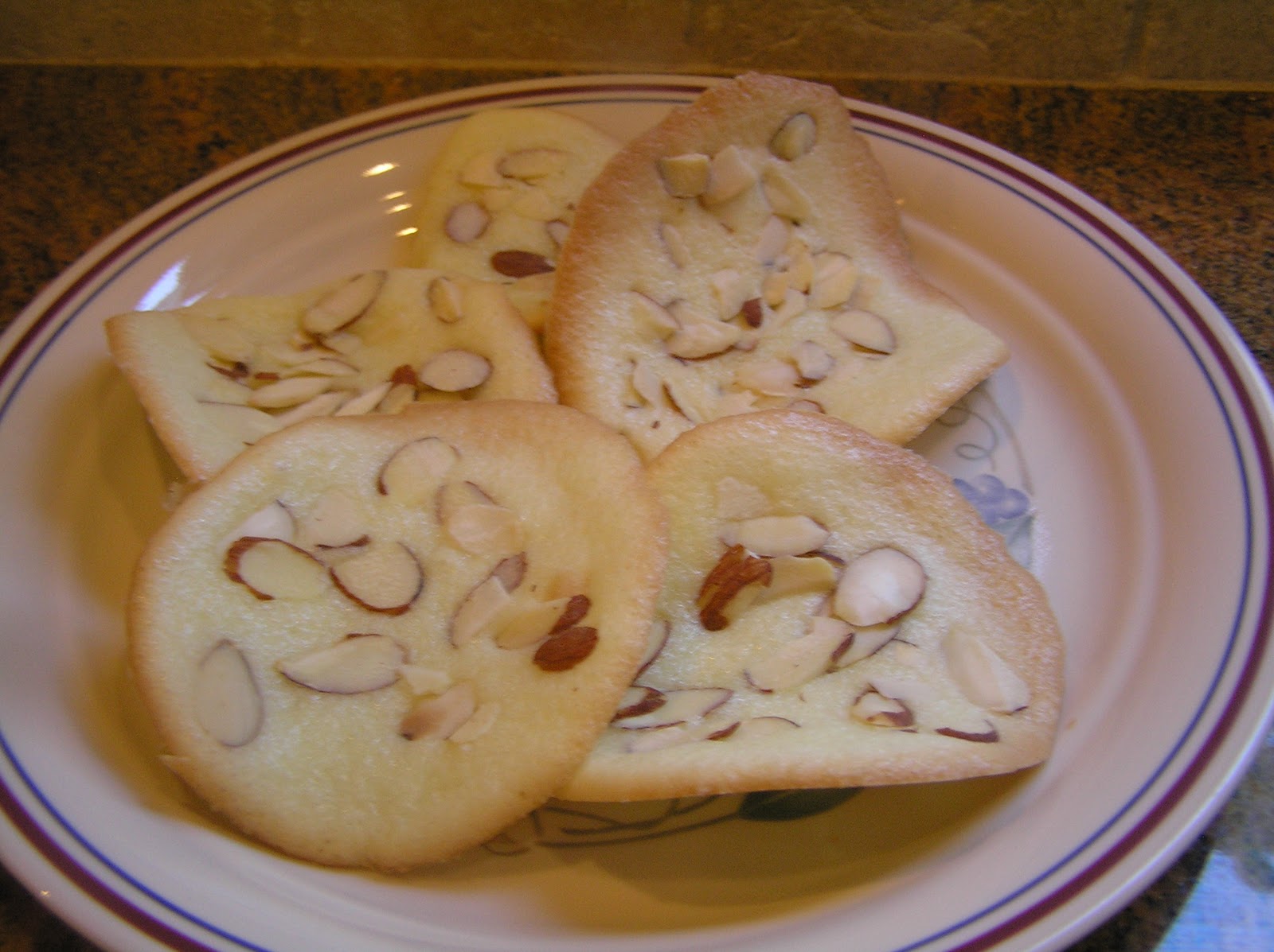 Almond OliveOil Tuiles Passover