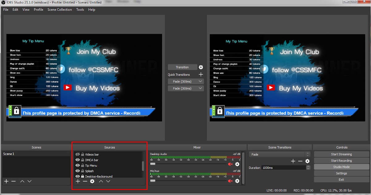 free obs animated overlay