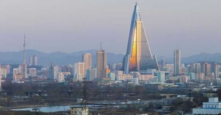 Kuzey Kore'deki en yüksek otel olarak da bilinen bu yer yakın zamanda açılabilir.