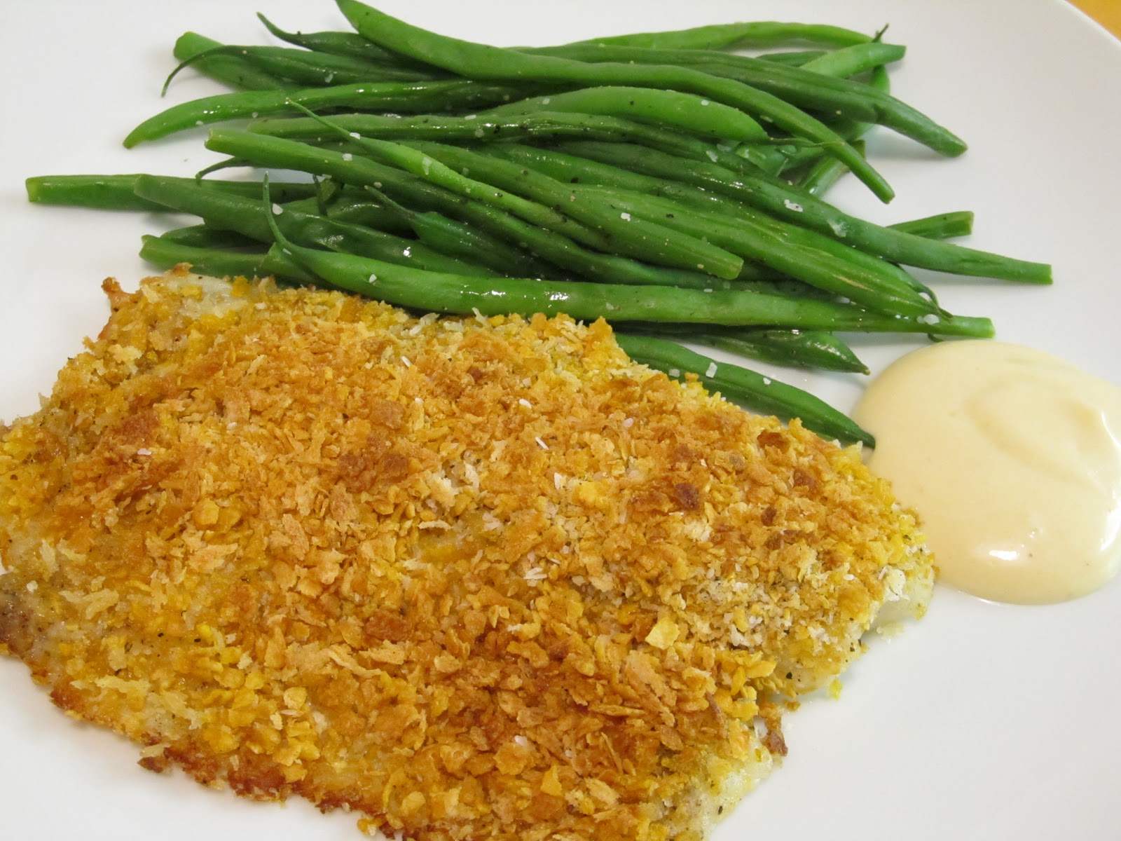 Jenn's Food Journey Cornflake Crusted Tilapia
