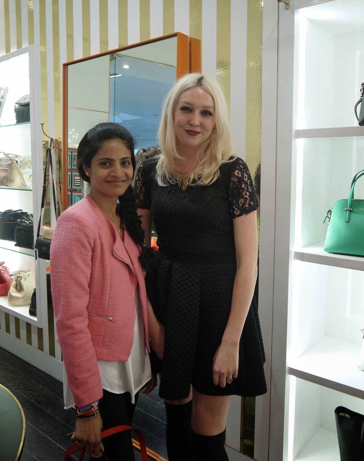 With Holly McGlynn at Kate Spade Westfield