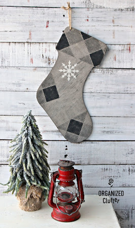 Hobby Lobby Wooden Stocking Up-cycle