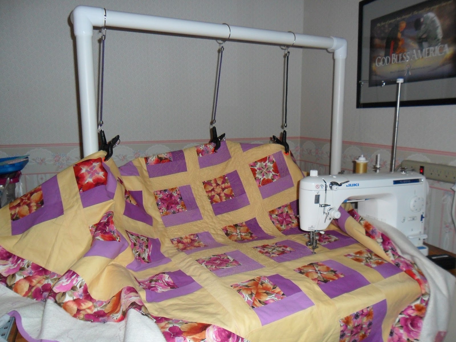 Pine Point designs Quilt Suspension and FMQ