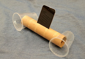 simple diy ipod speakers from cardboard roll