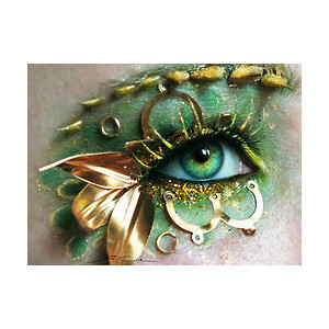 Green Antique Eye Makeup