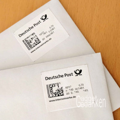 Gadgetgedanken Briefmarken Selbst Gemacht Mit Der Internetmarke