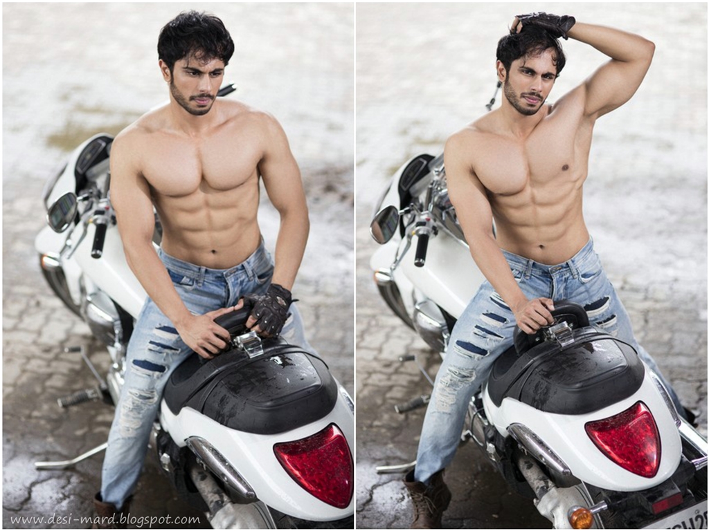 Desi Mard Hunk on Bike