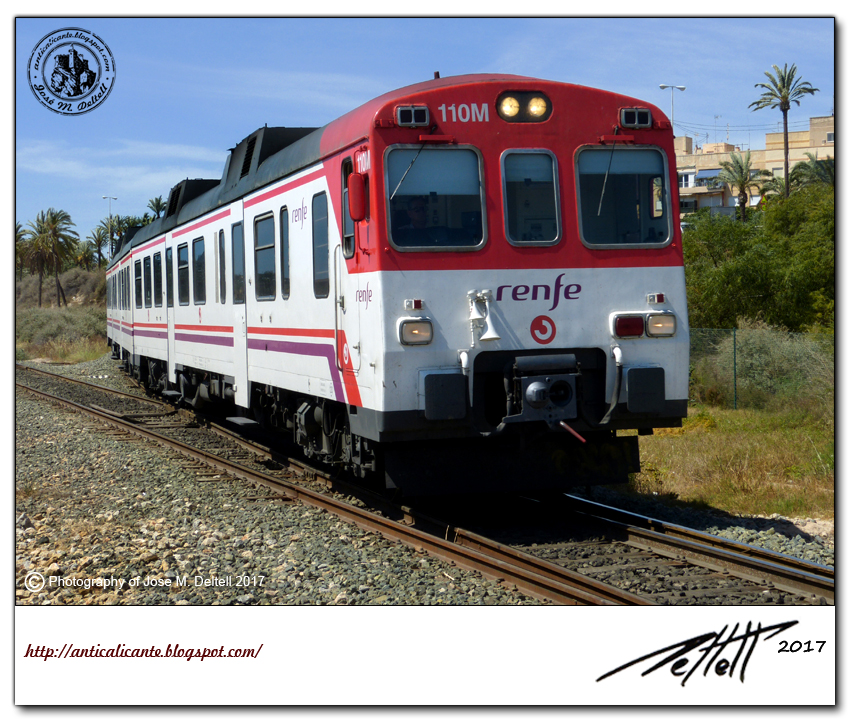 Antíc "detalles de una ciudad" Apeadero Ferroviario de San Gabriel