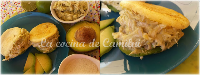 Arepas reina pepiada (La cocina de Camilni) Arepas reina pepiada (La cocina de Camilni)
