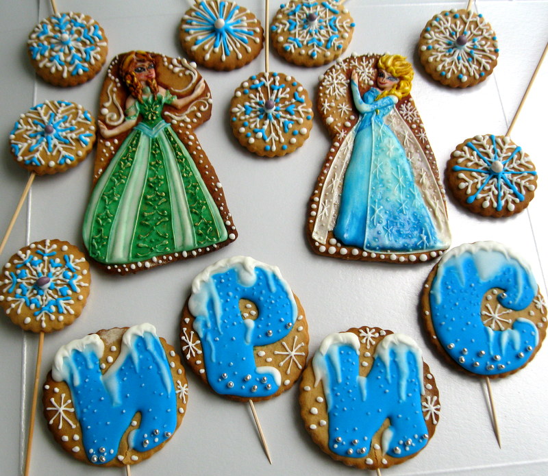 Olesia Ev Pastanesi/Olesia Gül Anna va Elsa kurabiye/pasta