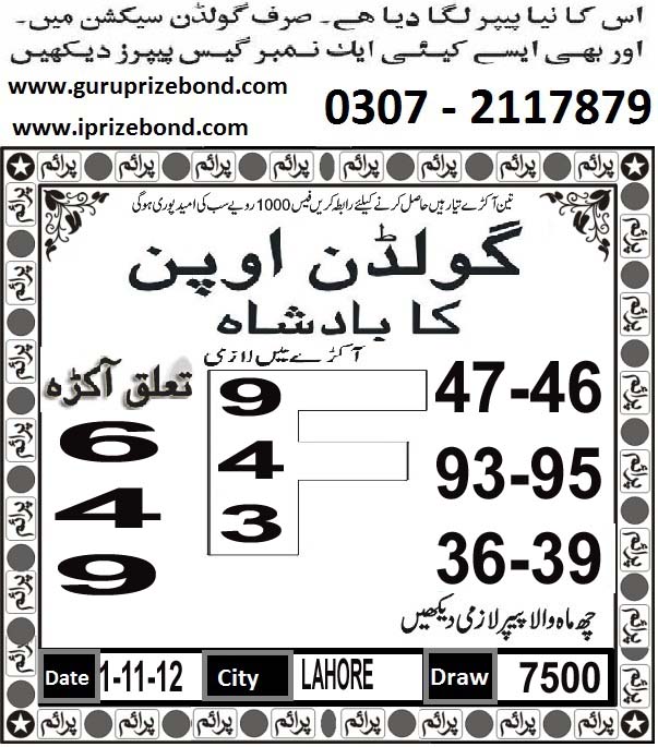 PrizeBondGuru pk Prize bond Guru