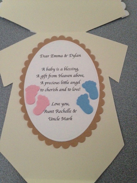 Creative Corner Studio Gender Reveal Card