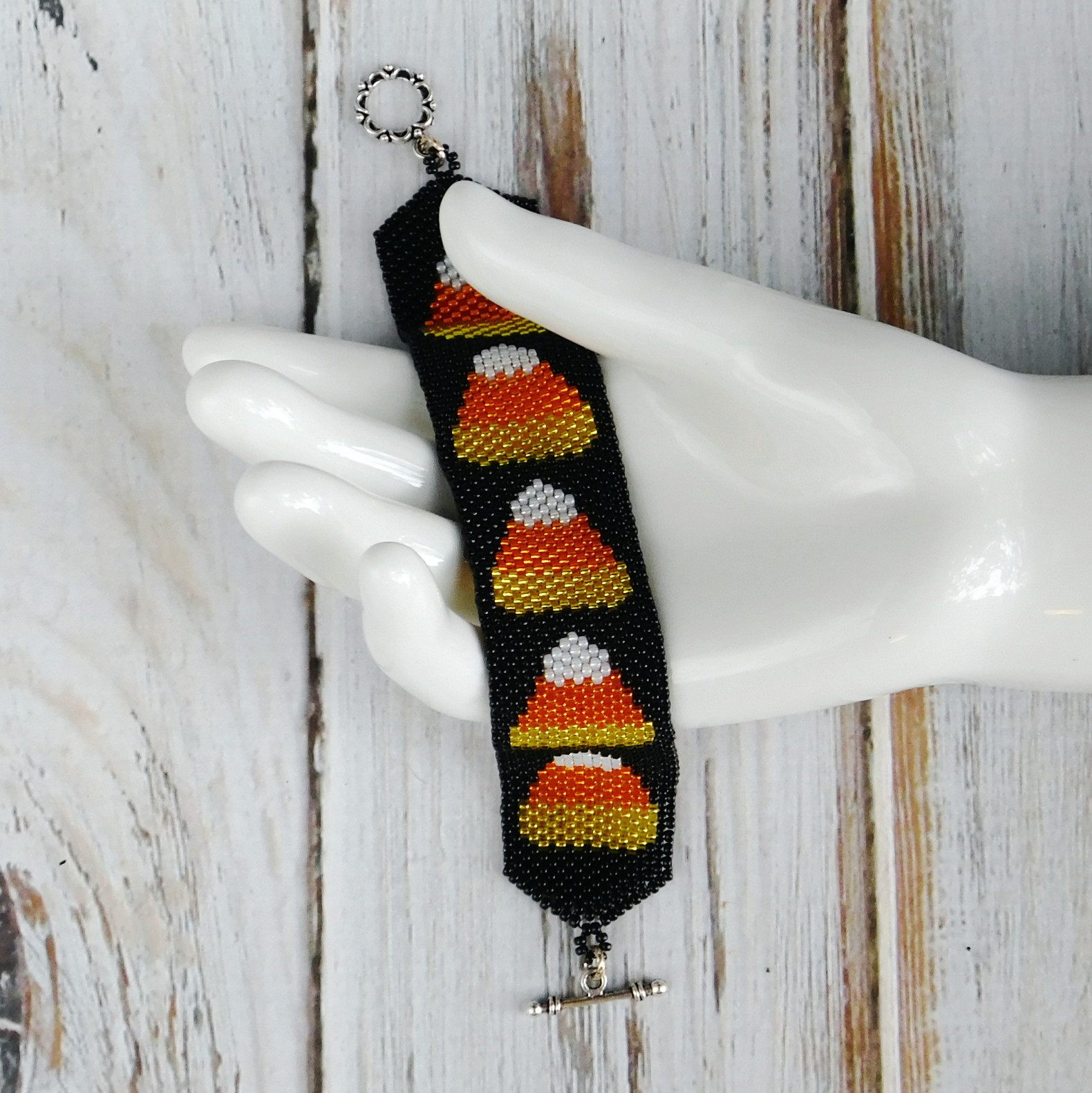 The Peacock Shop New Candy Corn Bracelet Kits