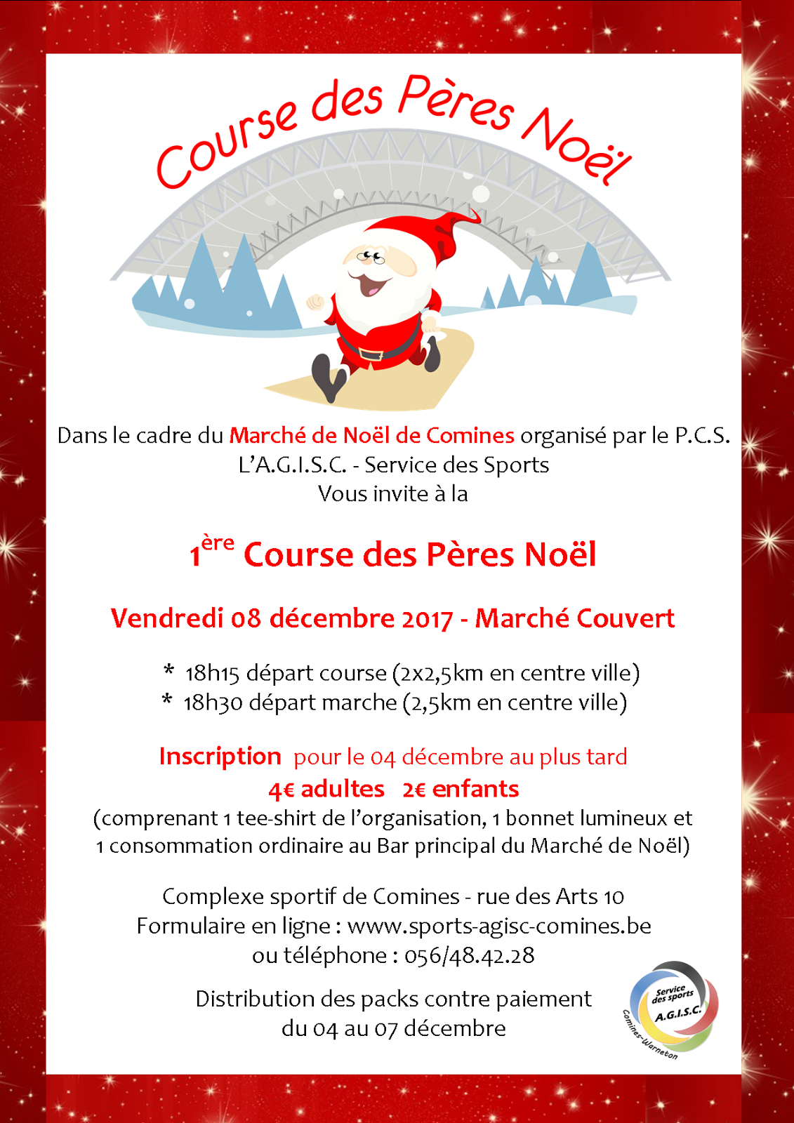 info: Course des Pères Noël info: Course des Pères Noël
