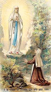 Nuestra Señora de Lourdes o Virgen de Lourdes Aparición de Nuestra Señora de Lourdes