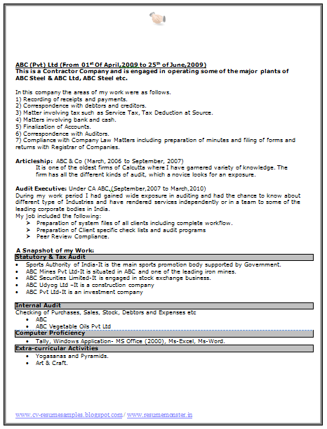 Over 10000 CV and Resume Samples - Excellent Resume Format Free (2) 