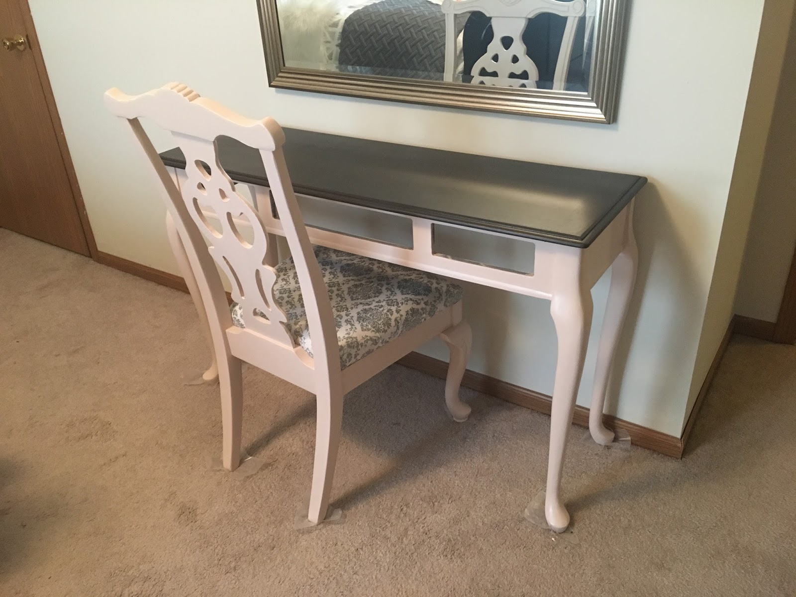The Classroom Crafter DIY Vanity Desk Makeover Magnolia Home + Amy