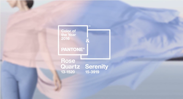 2016 será de color... Rose Quartz + Serenity