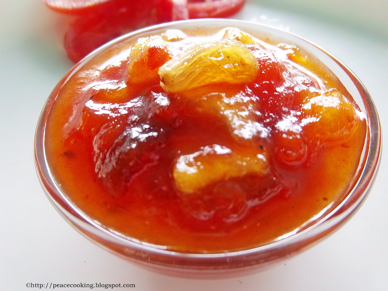 TIPS FOR DELICIOUS AND HEALTHY COOKING Tomato Apple Date Chutney And