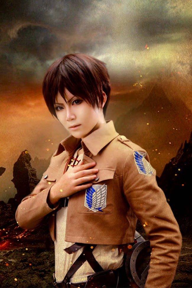 ENJOY COSPLAY: Attack on Titan Eren Jeager cosplay+Costume