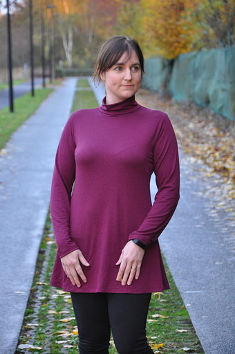 Seamingly Smitten: Women's Turtleneck Dress sewing pattern - Jolene