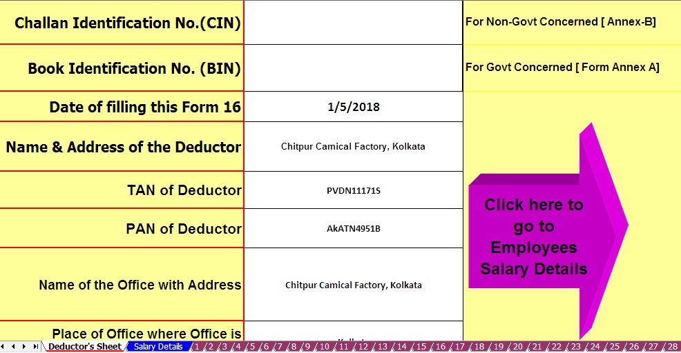 Tax Exemption From P.P.F. For F.Y. 201920 With Automated
