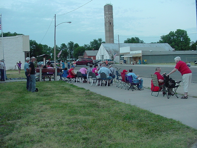 Barnard Banter Barnard, Kansas Fourth of July Celebration Goes Off