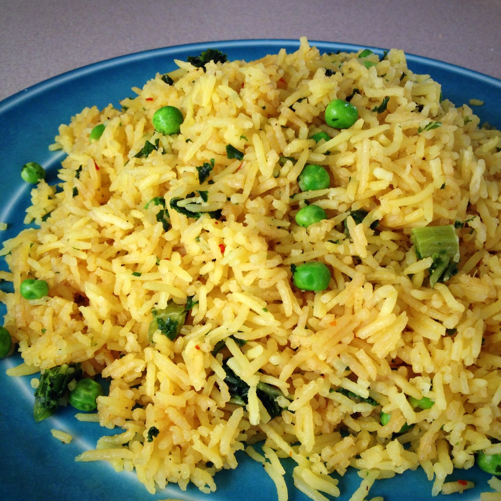 Ahimsa Kitchen Quick & Easy Yellow Rice (vegan, glutenfree, low fat)