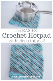 The Easiest Crochet Hot Pad with Video Tutorial