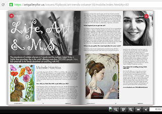 PUBLISHED!  ART TRENDS MAGAZINE