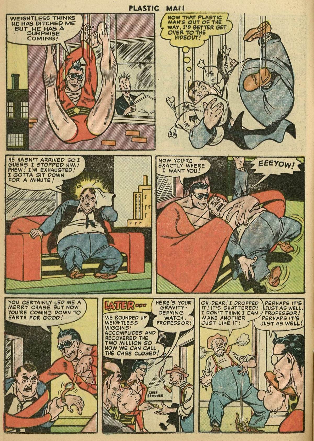 Read online Plastic Man (1943) comic -  Issue #56 - 12