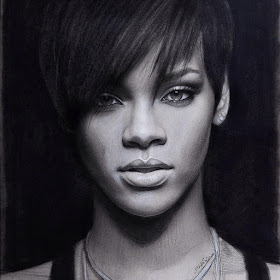 01-Rihanna-Justin-Maas-Pastel-Charcoal-and-Graphite-Celebrity-Portraits-www-designstack-co